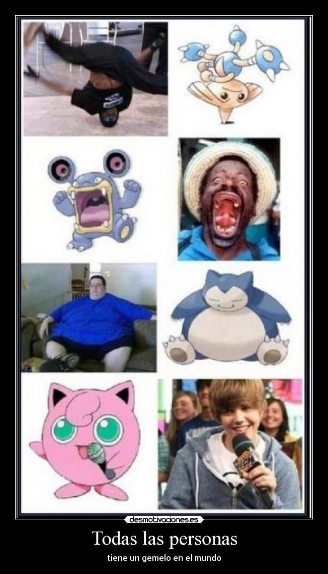 Todas las personas - tiene un gemelo en el mundo