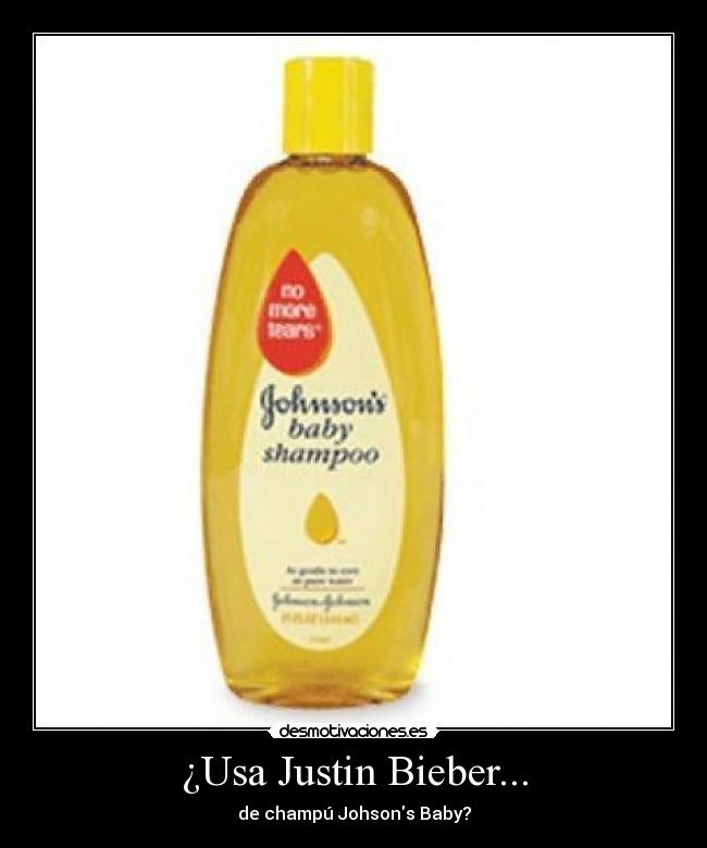 ¿Usa Justin Bieber... -