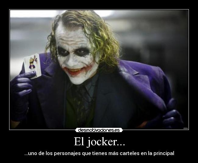 carteles jocker desmotivaciones