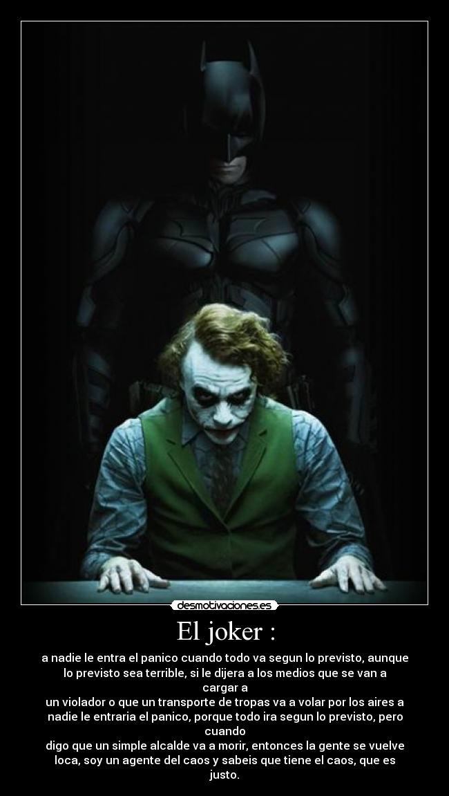 El joker : - 