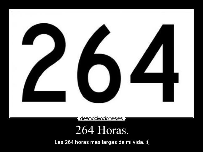 264 Horas. -
