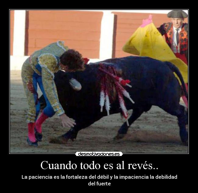 Cuando todo es al revés.. -