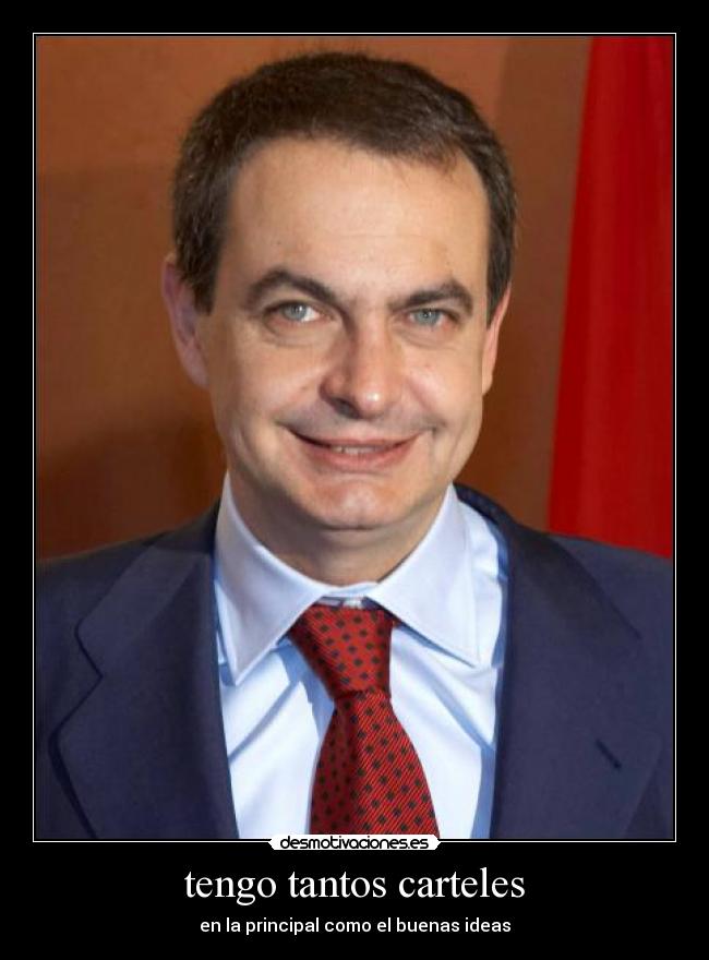 tengo tantos carteles - 