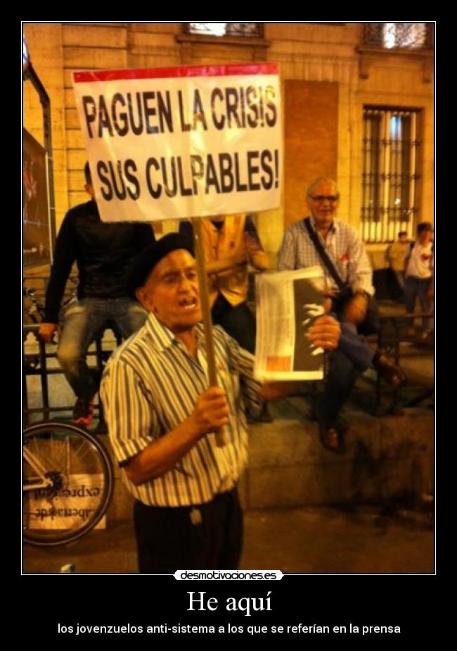 carteles jovenzuelos anti-sistema prensa desmotivaciones