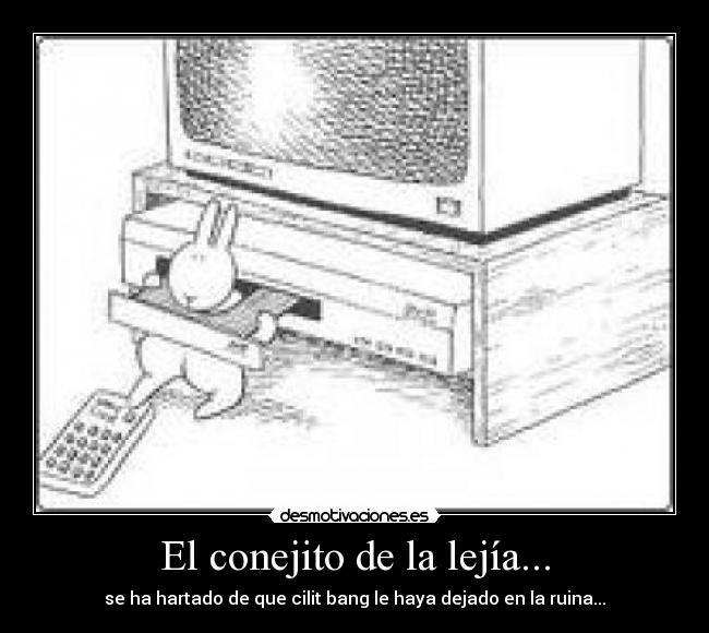 El conejito de la lejía... - 