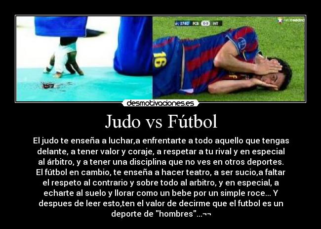 Judo vs Fútbol -