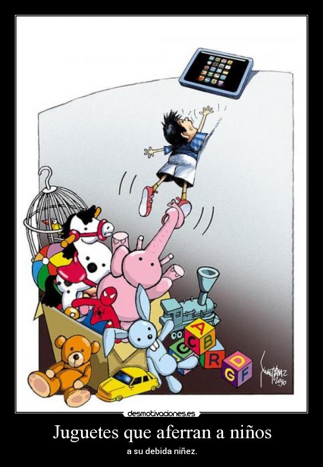 Juguetes que aferran a niños - 
