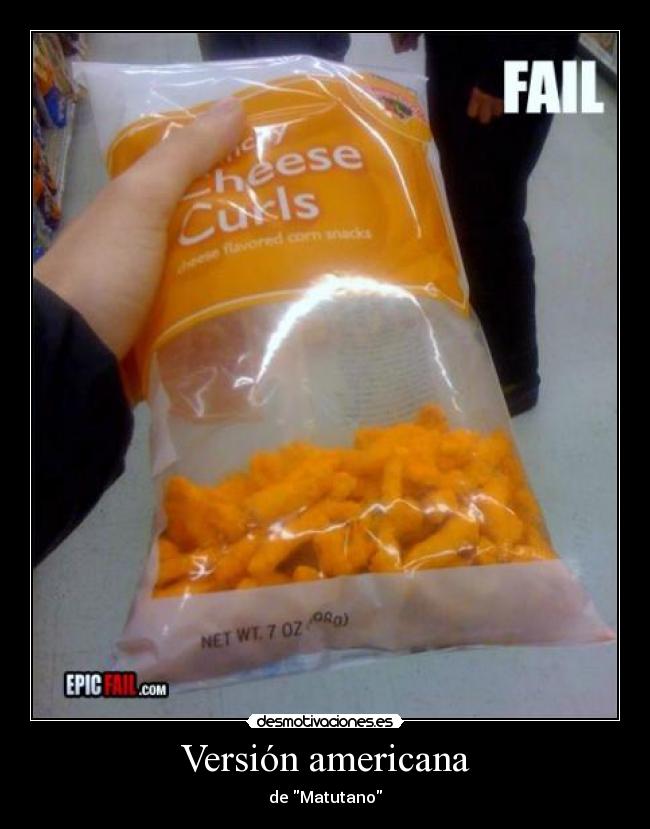 Versión americana - de Matutano