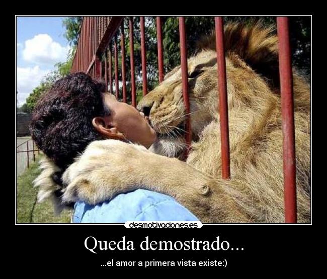 Queda demostrado... - ...el amor a primera vista existe:)