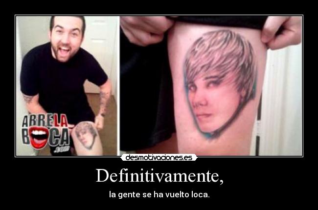 Definitivamente, - la gente se ha vuelto loca.