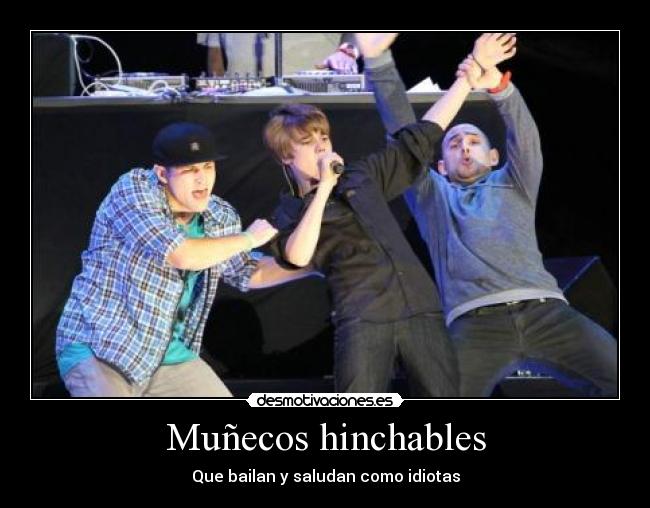 Muñecos hinchables - Que bailan y saludan como idiotas