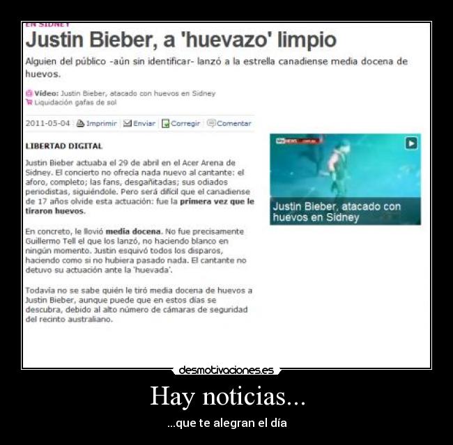 Hay noticias... - ...que te alegran el día