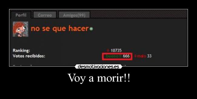 Voy a morir!! - 