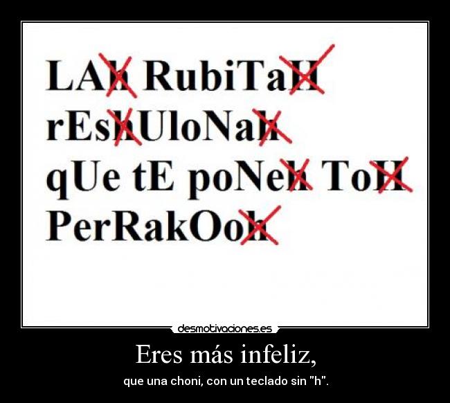 carteles chonis desmotivaciones