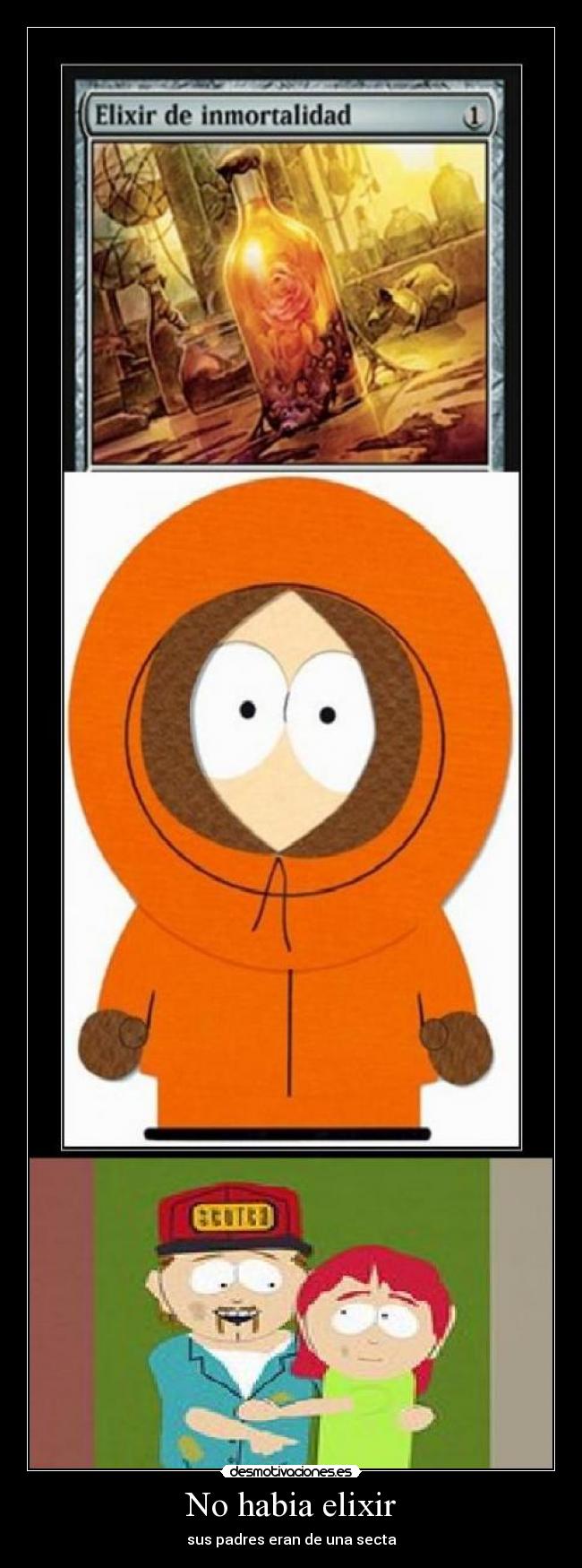 No habia elixir - sus padres eran de una secta
