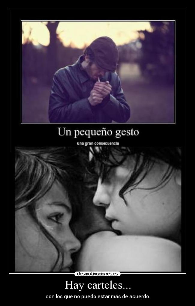 Hay carteles... - 
