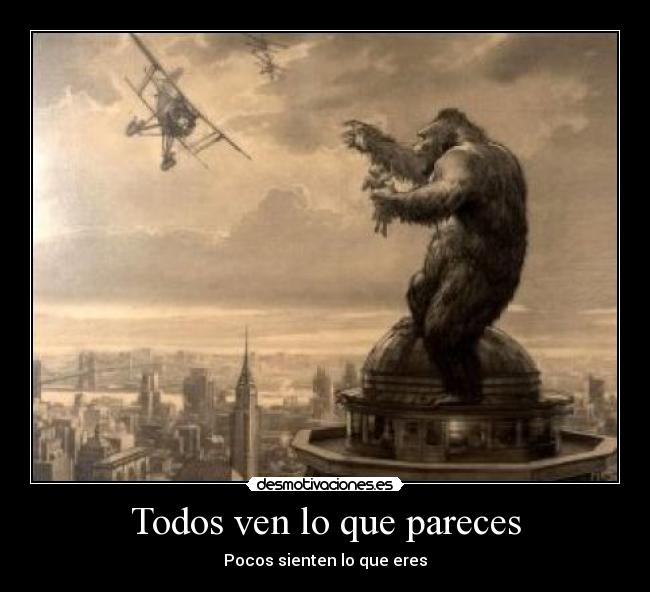 carteles king kong desmotivaciones