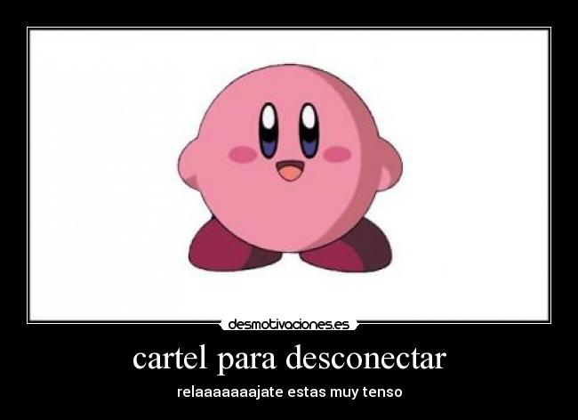 cartel para desconectar -