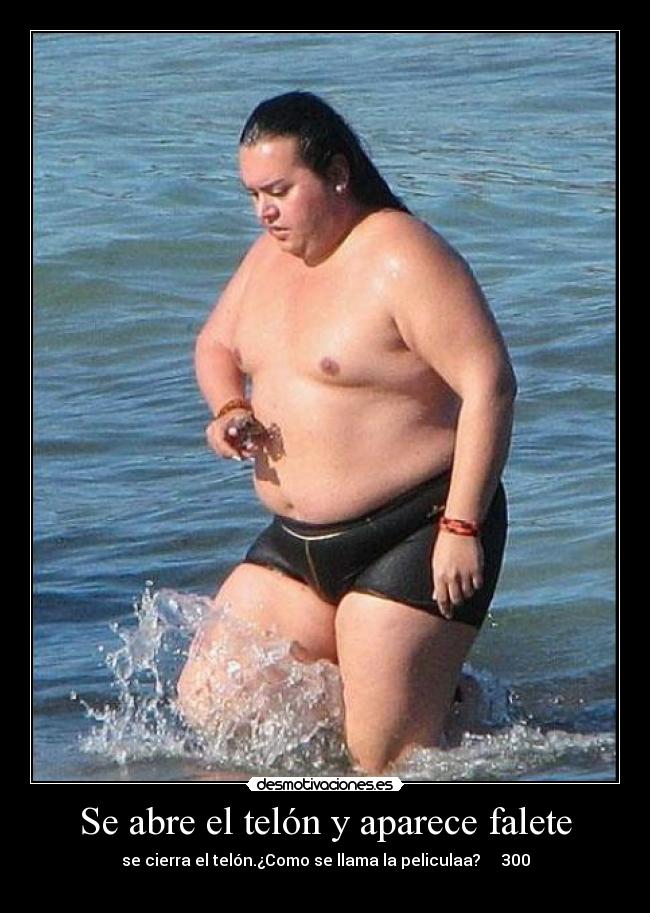 Se abre el telón y aparece falete -