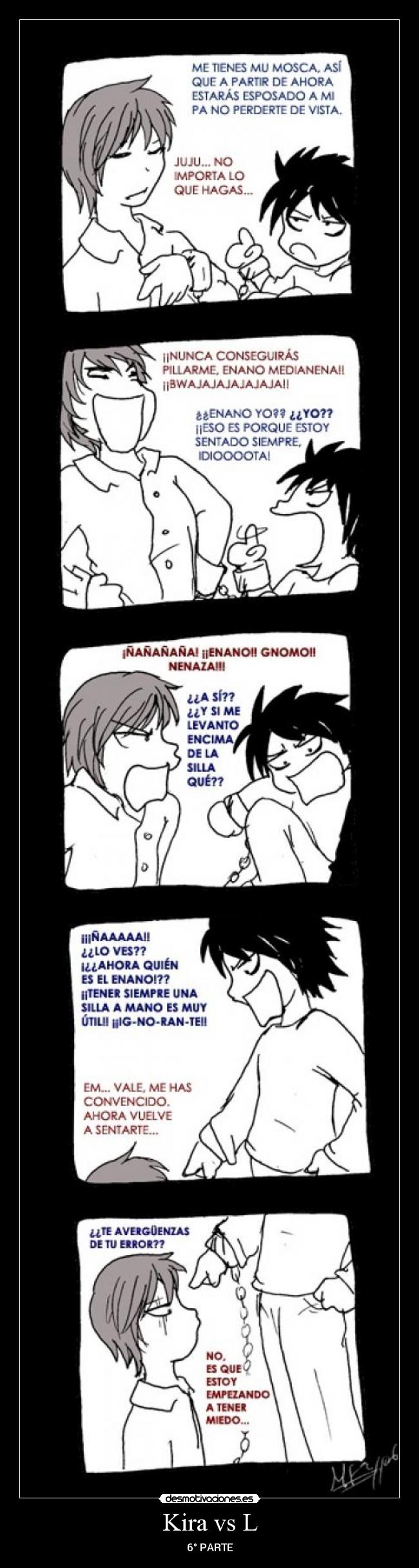 Kira vs L - 6° PARTE