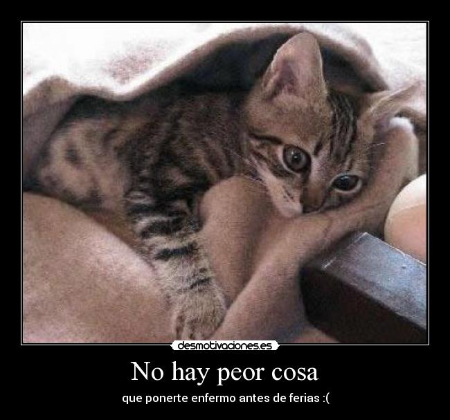 No hay peor cosa -