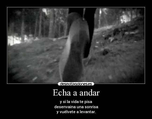 Echa a andar -