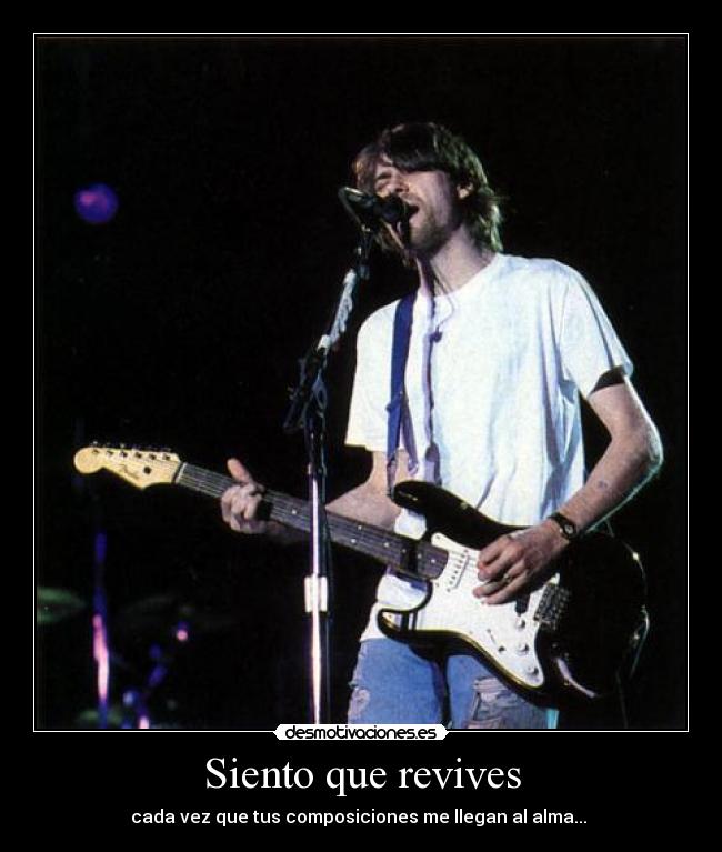 carteles kurt cobain nirvana smell desmotivaciones