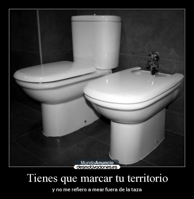 Tienes que marcar tu territorio - 