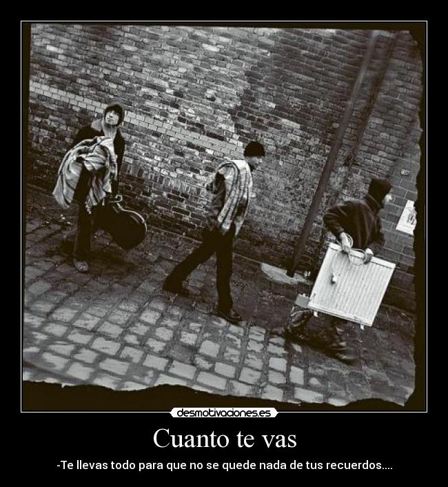 Cuanto te vas - 