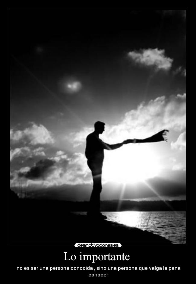 Lo importante -