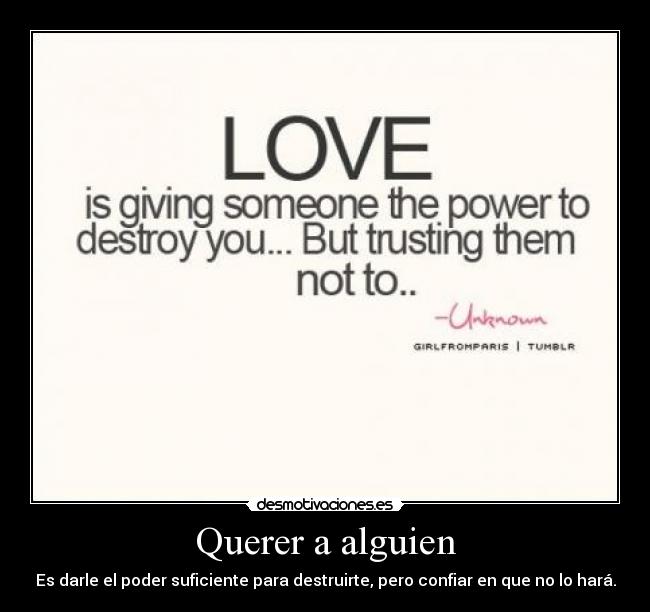 Querer a alguien - 