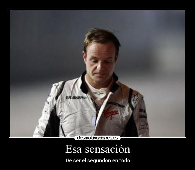 Esa sensación - De ser el segundón en todo