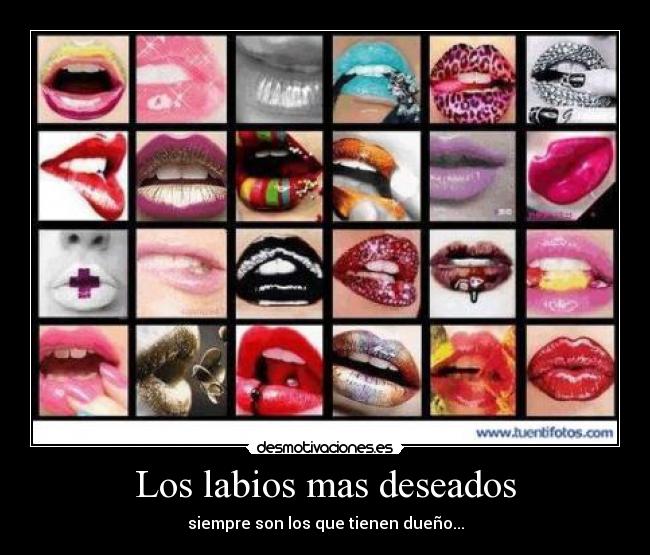 Los labios mas deseados -