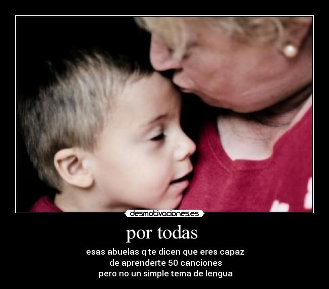 por todas -