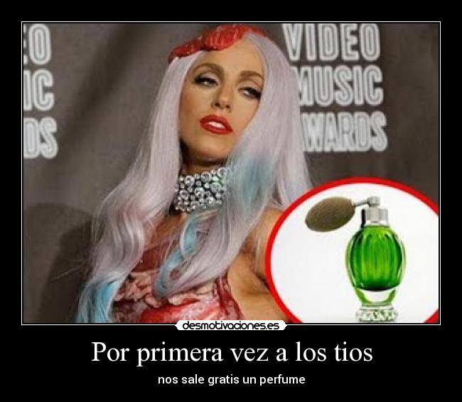 Por primera vez a los tios - nos sale gratis un perfume