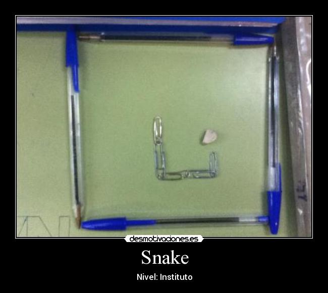 Snake - Nivel: Instituto