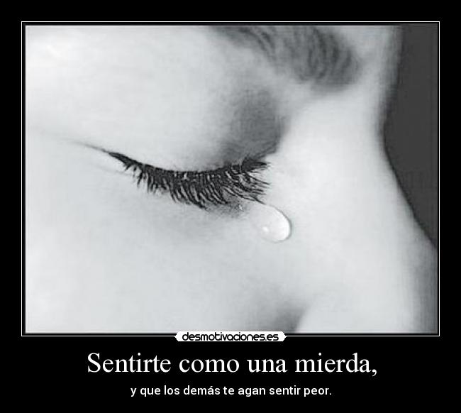 carteles sentirme como una mierda desmotivaciones