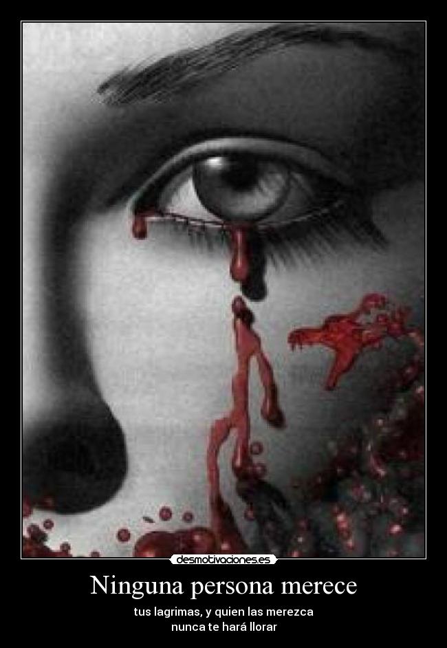 Ninguna persona merece -