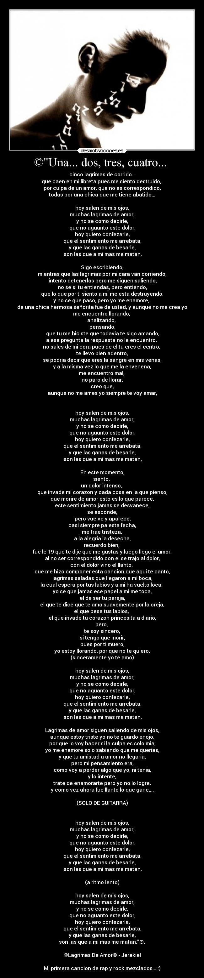 ©Una... dos, tres, cuatro... -