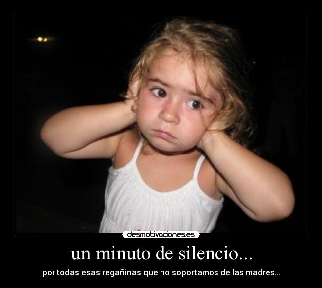 un minuto de silencio... - 