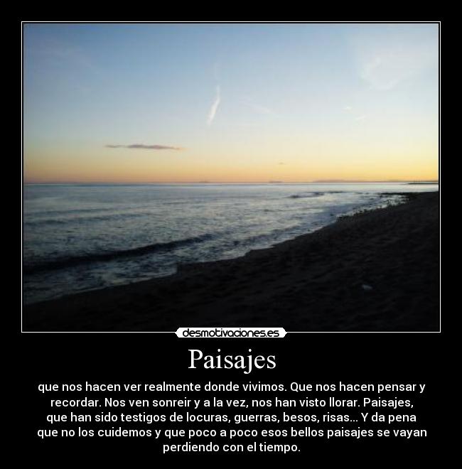 Paisajes -