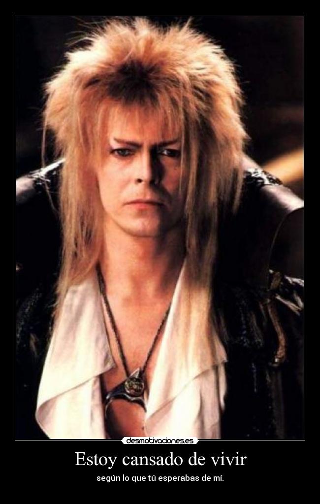Estoy cansado de vivir -