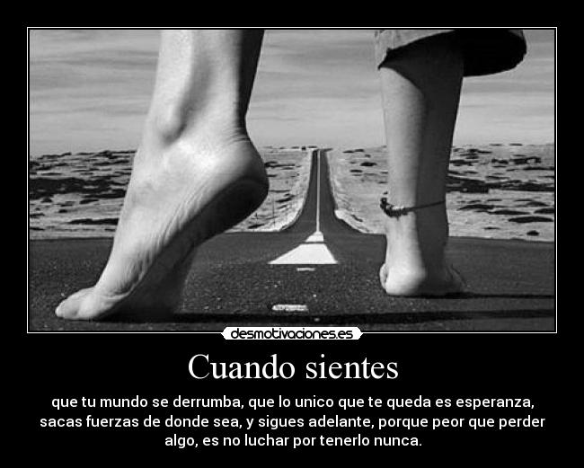 Cuando sientes - 