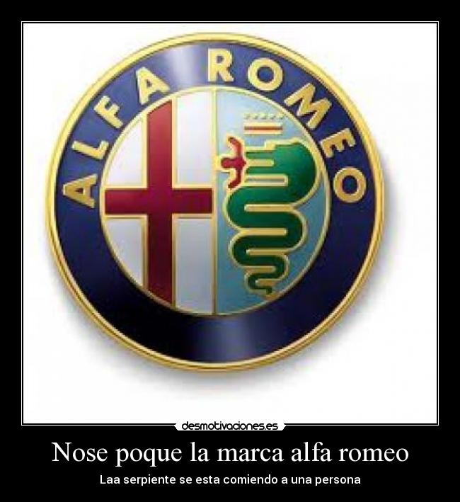 Nose poque la marca alfa romeo -