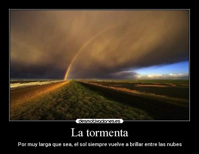 La tormenta -