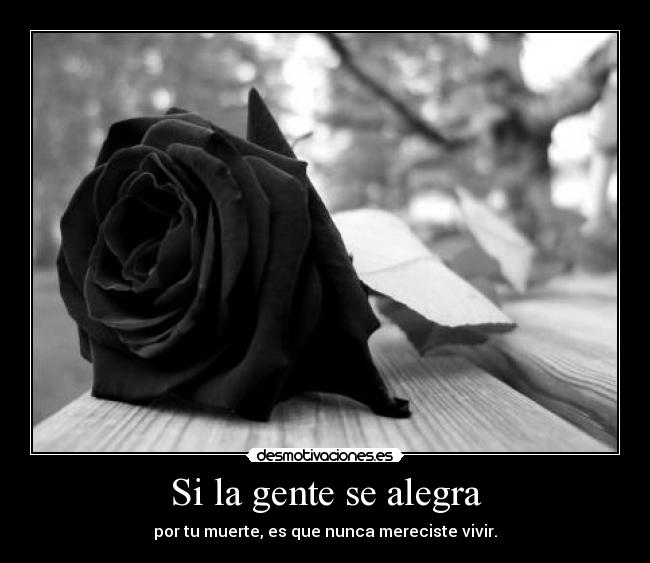 Si la gente se alegra -