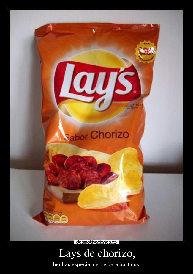 Lays de chorizo, -