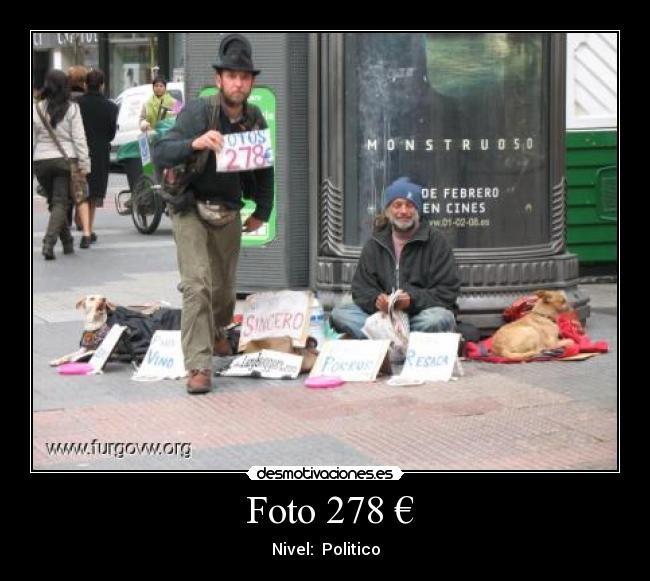 Foto 278 € - Nivel: Politico