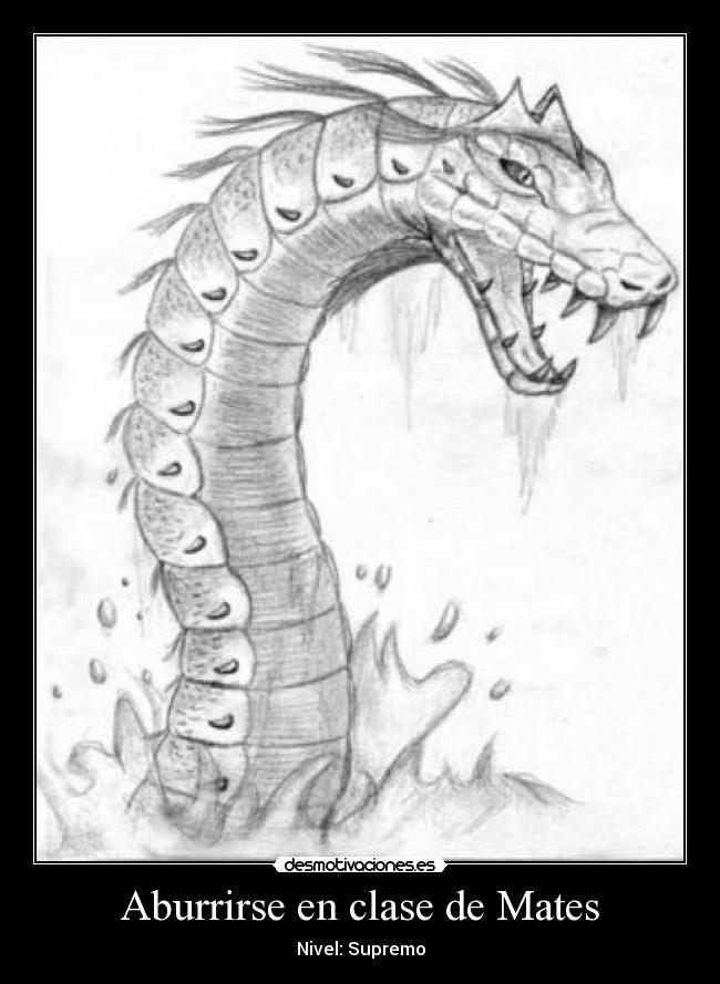 Aburrirse en clase de Mates - Nivel: Supremo