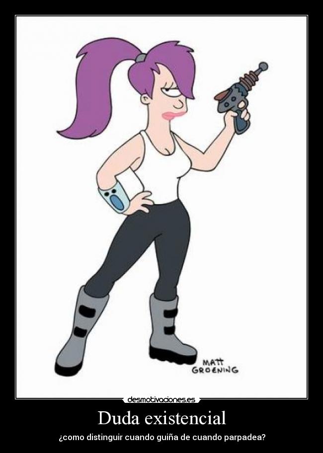 Duda existencial - ¿como distinguir cuando guiña de cuando parpadea?